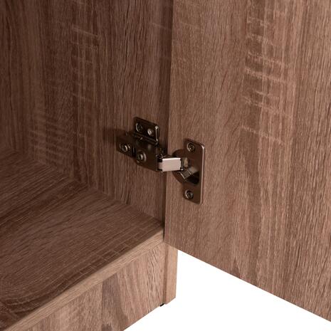ΝΤΟΥΛΑΠΑ 3ΦΥΛΛΗ ΜΕ ΡΑΦΙΑ FUENTO HM2482.01 SONAMA OAK ΜΕΛΑΜΙΝΗ 120-116x40x123,5Υεκ.