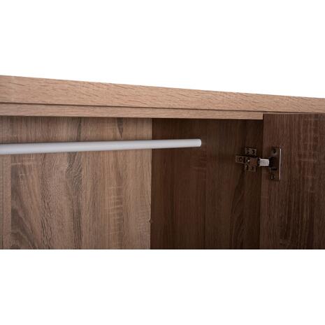 ΝΤΟΥΛΑΠΑ 3ΦΥΛΛΗ ΜΕ ΡΑΦΙΑ FUENTO HM2482.01 SONAMA OAK ΜΕΛΑΜΙΝΗ 120-116x40x123,5Υεκ.