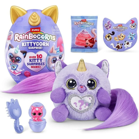Παιχνιδολαμπάδα Αυγό Rainbocorns Kittycorn Ουρά