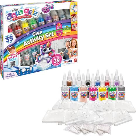 Εργαστήριο Ζουληχτές Φιγούρες Aqua Gelz Aqua Colossal Giga Activity Set