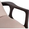 ΠΟΛΥΘΡΟΝΑ LOUNGE ARYA SM9969 ΞΥΛΟ TEAK ΣΕ ΜΑΥΡΟ-ΕΚΡΟΥ ΜΠΟΥΚΛΕ ΥΦΑΣΜΑ 92x80x86Υεκ.