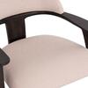 ΠΟΛΥΘΡΟΝΑ LOUNGE TRIAD SM9968 ΞΥΛΟ TEAK ΣΕ ΜΑΥΡΟ-ΕΚΡΟΥ ΥΦΑΣΜΑ 77x75,5x67Υεκ.