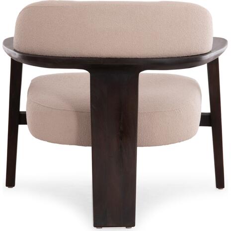 ΠΟΛΥΘΡΟΝΑ LOUNGE TRIAD SM9968 ΞΥΛΟ TEAK ΣΕ ΜΑΥΡΟ-ΕΚΡΟΥ ΥΦΑΣΜΑ 77x75,5x67Υεκ.