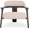 ΠΟΛΥΘΡΟΝΑ LOUNGE TRIAD SM9968 ΞΥΛΟ TEAK ΣΕ ΜΑΥΡΟ-ΕΚΡΟΥ ΥΦΑΣΜΑ 77x75,5x67Υεκ.