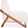 ΠΟΛΥΘΡΟΝΑ LOUNGE RAMROD SM9967 ΞΥΛΟ TEAK ΦΥΣΙΚΟ-ΕΚΡΟΥ ΜΠΟΥΚΛΕ 76x84x51-77,5Υεκ.