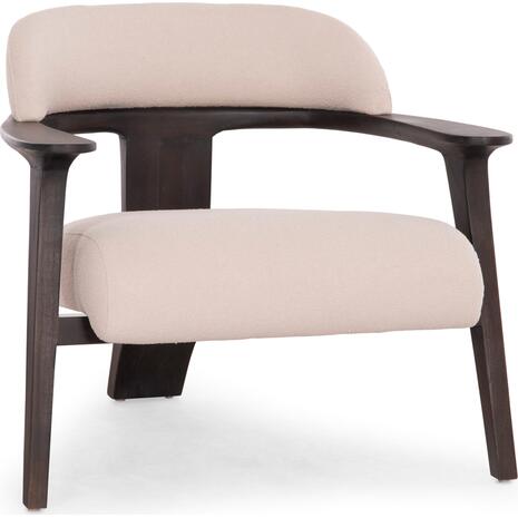 ΠΟΛΥΘΡΟΝΑ LOUNGE TRIAD SM9968 ΞΥΛΟ TEAK ΣΕ ΜΑΥΡΟ-ΕΚΡΟΥ ΥΦΑΣΜΑ 77x75,5x67Υεκ.