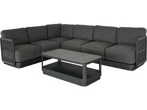 ΣΕΤ ΣΑΛΟΝΙ ΓΩΝΙΑ 3ΤΜΧ ΣΕΙΡΑ ELYSIA SM6187.02 ΣΑΜΠΑΝΙ ΑΛΟΥΜΙΝΙΟ-ΣΧΟΙΝΙ-P.E.ΥΦΑΣΜΑ