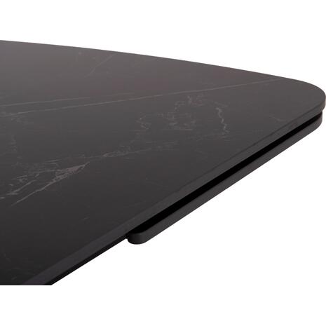 ΤΡΑΠΕΖΙ ΤΡΑΠΕΖΑΡΙΑΣ HORIZON SM18091.02 ΚΕΡΑΜΙΚΟ TOP-ΠΟΔΙΑ ΣΗΜΥΔΑ ΜΕ ΦΡΑΞΙΝΟ 180x90εκ