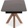 ΤΡΑΠΕΖΙ ΤΡΑΠΕΖΑΡΙΑΣ HORIZON SM18091.02 ΚΕΡΑΜΙΚΟ TOP-ΠΟΔΙΑ ΣΗΜΥΔΑ ΜΕ ΦΡΑΞΙΝΟ 180x90εκ