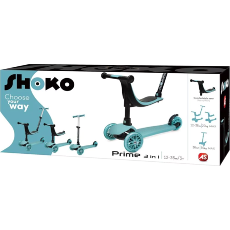 Shoko Scooter Premium 3 in1 Γαλάζιο