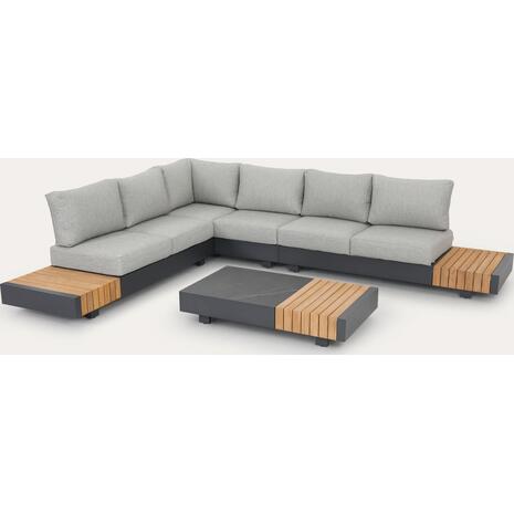 ΣΕΤ ΣΑΛΟΝΙ ΕΞ.ΧΩΡΟΥ 4ΤΜΧ ADHARA SM6189 ΑΛΟΥΜΙΝΙΟ-OLEFIN ΥΦΑΣΜΑ-SINTERED STONE