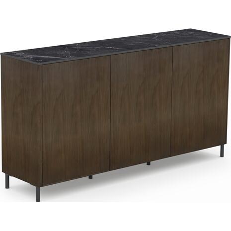 ΜΠΟΥΦΕΣ HORIZON SM18092 ΚΕΡΑΜΙΚΟ TOP-ΚΑΠΛΑΜΑΣ ΚΑΡΥΔΙΑΣ-ΜΕΤΑΛΛΙΚΑ ΠΟΔΙΑ 160x40x85Υεκ.