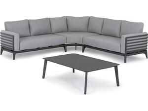 ΣΕΤ ΣΑΛΟΝΙ ΕΞ.ΧΩΡΟΥ 4ΤΜΧ ORION CORNER SM6191.01 ΣΚΟΥΡΟ ΓΚΡΙ ΑΛΟΥΜΙΝΙΟ & OLEFIN