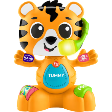 Τίγρης ο Τραγουδιστούλης Fisher Price Ζωάκι Link Squad με Μουσική και Ήχους 9+ Μηνών