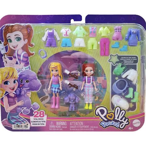 Polly Pocket Σετ Fashion Pack Large Camping Playset 4+