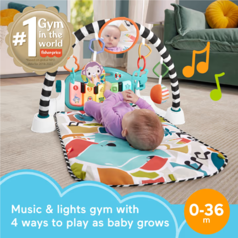 Fisher Price Εκπαιδευτικό Γυμναστήριο Μουσικό Πιανάκι