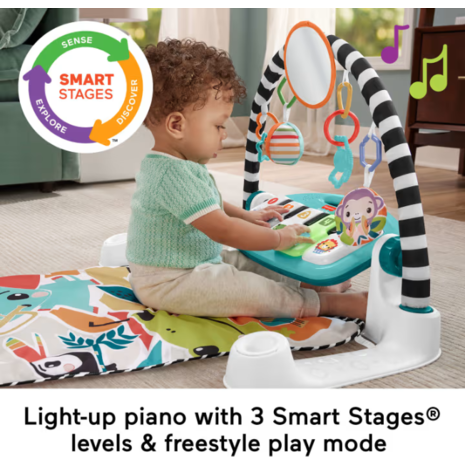 Fisher Price Εκπαιδευτικό Γυμναστήριο Μουσικό Πιανάκι