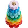 Ξύλινη Πυραμίδα Fisher Price Κινητικών Δεξιοτήτων 18+ μηνών (HXT77)