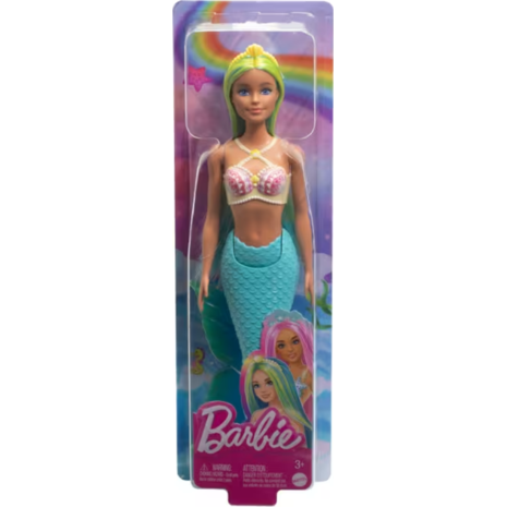 Κούκλα Barbie Mermaid τιρκουάζ