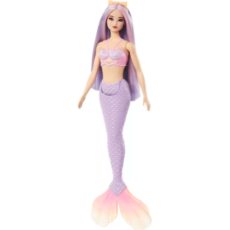 Κούκλα Barbie Mermaid Γοργόνα λιλά