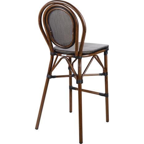 ΣΚΑΜΠΟ ΑΛΟΥΜΙΝΙΟΥ AZARIA HM5059 BAMBOO LOOK ΚΑΦΕ ΜΕ TEXTLINE 44x52x115Υεκ