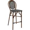 ΣΚΑΜΠΟ ΑΛΟΥΜΙΝΙΟΥ AZARIA HM5059 BAMBOO LOOK ΚΑΦΕ ΜΕ TEXTLINE 44x52x115Υεκ