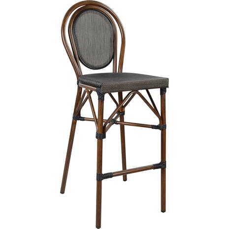 ΣΚΑΜΠΟ ΑΛΟΥΜΙΝΙΟΥ AZARIA HM5059 BAMBOO LOOK ΚΑΦΕ ΜΕ TEXTLINE 44x52x115Υεκ