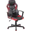 BF7700 Gaming Πολυθρόνα Mesh, Pu Μαύρο - Κόκκινο (ΕΟ599,1) (Κόκκινο)