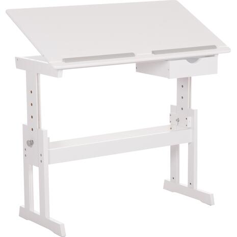 ΓΡΑΦΕΙΟ/ΣΧΕΔΙΑΣΤΗΡΙΟ ASCENT HM18289 MDF ΣΕ ΛΕΥΚΟ 109x55x87,5Υεκ