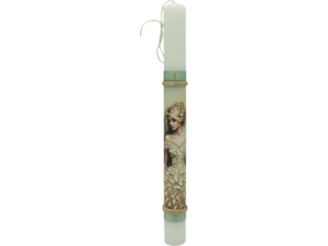 Λαμπάδα Dream Light "Κοπέλα Ανάγλυφο Φόρεμα" 25εκ