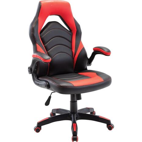 BF7800 Gaming Πολυθρόνα Pu Μαύρο - Κόκκινο (ΕΟ286,1)