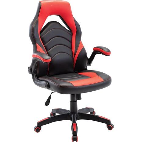 BF7800 Gaming Πολυθρόνα Pu Μαύρο - Κόκκινο (ΕΟ286,1)