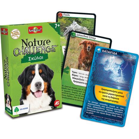 Παιχνίδι με κάρτες Nature Challenge Σκύλοι