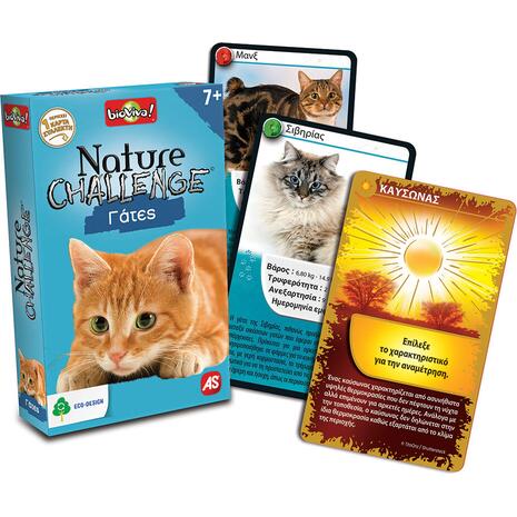 Παιχνίδι με κάρτες Nature Challenge Γάτες