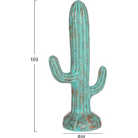 ΔΙΑΚΟΣΜΗΤΙΚΟΣ ΚΑΚΤΟΣ ΔΑΠΕΔΟΥ CACTUS HM4386.03M ΓΥΨΟΣ ΣΕ ΤΙΡΚΟΥΑΖ 54x34x103Υεκ.