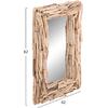 ΚΑΘΡΕΠΤΗΣ ΤΟΙΧΟΥ TWIGS HM4440 DRIFTWOOD ΣΕ ΦΥΣΙΚΟ ΧΡΩΜΑ 62x10x82Υεκ.