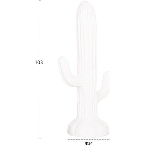 ΔΙΑΚΟΣΜΗΤΙΚΟΣ ΚΑΚΤΟΣ ΔΑΠΕΔΟΥ CACTUS HM4386.02M ΓΥΨΟΣ ΣΕ ΛΕΥΚΟ 54x34x103Υεκ.