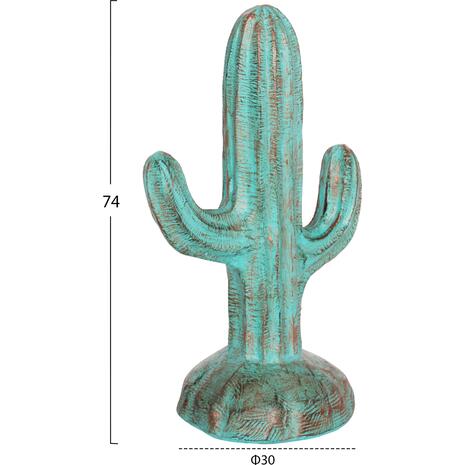 ΔΙΑΚΟΣΜΗΤΙΚΟΣ ΚΑΚΤΟΣ ΔΑΠΕΔΟΥ CACTUS HM4386.03S ΓΥΨΟΣ ΣΕ ΤΙΡΚΟΥΑΖ 42x30x74Υεκ.