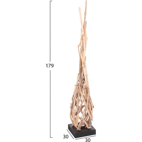 ΔΙΑΚΟΣΜΗΤΙΚΟ ΦΩΤΙΣΤΙΚΟ ΔΑΠΕΔΟΥ FLAMER HM4439 DRIFTWOOD ΣΕ ΦΥΣΙΚΟ 30x30x179Υεκ.