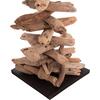 ΔΙΑΚΟΣΜΗΤΙΚΟ ΦΩΤΙΣΤΙΚΟ ΔΑΠΕΔΟΥ ALTAR HM4430 DRIFTWOOD--ΛΕΥΚΟ PVC Φ45x155Υεκ.