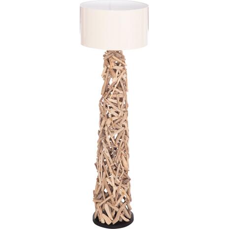 ΔΙΑΚΟΣΜΗΤΙΚΟ ΦΩΤΙΣΤΙΚΟ ΔΑΠΕΔΟΥ ALTAR HM4429 DRIFTWOOD--ΛΕΥΚΟ PVC Φ45x153Υεκ.