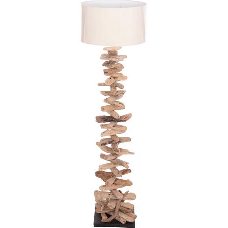 ΔΙΑΚΟΣΜΗΤΙΚΟ ΦΩΤΙΣΤΙΚΟ ΔΑΠΕΔΟΥ ALTAR HM4430 DRIFTWOOD--ΛΕΥΚΟ PVC Φ45x155Υεκ.