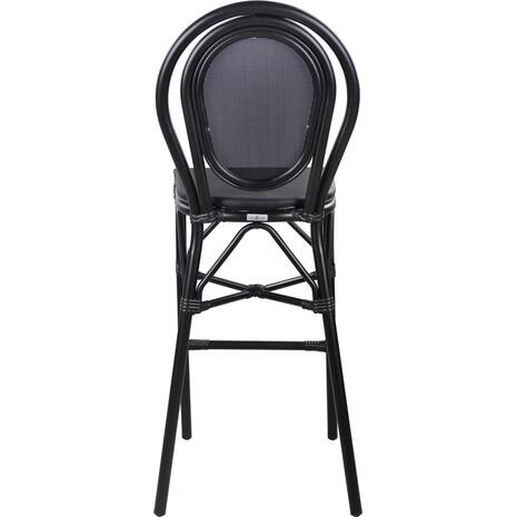 ΣΚΑΜΠΟ ΑΛΟΥΜΙΝΙΟΥ AZARIA HM5060 BAMBOO LOOK ΜΑΥΡΟ ΜΕ TEXTLINE 44x52x115Υεκ.