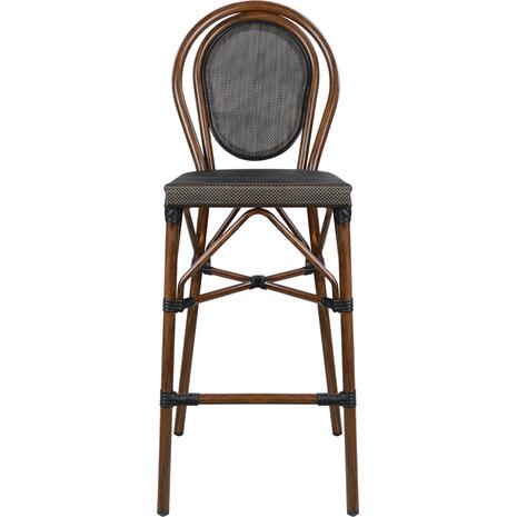 ΣΚΑΜΠΟ ΑΛΟΥΜΙΝΙΟΥ AZARIA HM5059 BAMBOO LOOK ΚΑΦΕ ΜΕ TEXTLINE 44x52x115Υεκ