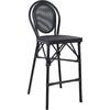 ΣΚΑΜΠΟ ΑΛΟΥΜΙΝΙΟΥ AZARIA HM5060 BAMBOO LOOK ΜΑΥΡΟ ΜΕ TEXTLINE 44x52x115Υεκ.
