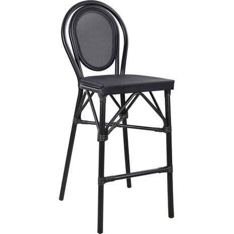 ΣΚΑΜΠΟ ΑΛΟΥΜΙΝΙΟΥ AZARIA HM5060 BAMBOO LOOK ΜΑΥΡΟ ΜΕ TEXTLINE 44x52x115Υεκ.