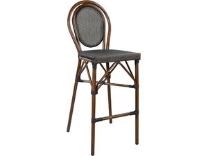 ΣΚΑΜΠΟ ΑΛΟΥΜΙΝΙΟΥ AZARIA HM5059 BAMBOO LOOK ΚΑΦΕ ΜΕ TEXTLINE 44x52x115Υεκ