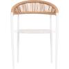 ΠΟΛΥΘΡΟΝΑ BERG HM6284.01 ΑΛΟΥΜΙΝΙΟ & TEXTILENE ΛΕΥΚΟ--P.E.TWISTED RATTAN 55x56x79Υεκ