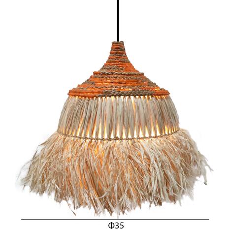 ΦΩΤΙΣΤΙΚΟ ΟΡΟΦΗΣ SIFO HM4714 ΚΑΠΕΛΟ ΙΝΕΣ SISAL & ΜΠΑΝΑΝΑΣ-ΦΥΣΙΚΟ & MIX Φ35x45Υεκ.