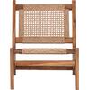 ΚΑΡΕΚΛΑ LOUNGE LUKILLA HM9913 ΞΥΛΟ TEAK ΣΕ ΦΥΣΙΚΟ--ΣΥΝΘ.ΣΧΟΙΝΙ ΜΠΕΖ 55,5x74x65Υεκ.